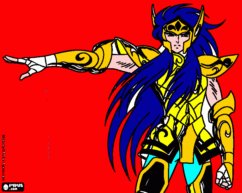 Mestre Camus De Aquário para colorir e imprimir