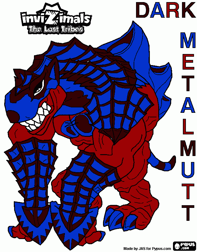Metalmutt Mutante para colorir e imprimir