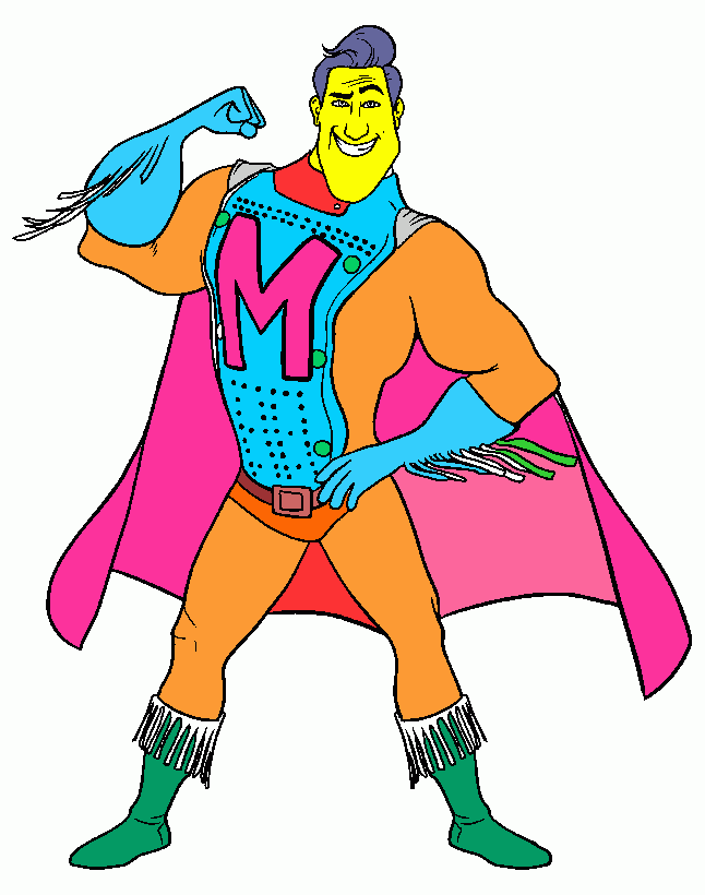 metroman para colorir e imprimir