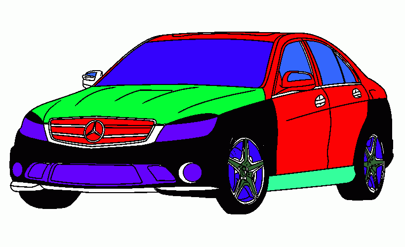 meu carro do futuro para colorir e imprimir