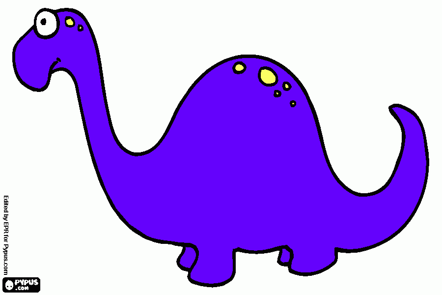 meu dinousaro para colorir e imprimir