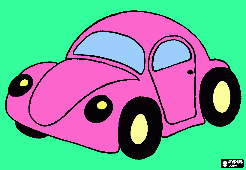 meu fusca para colorir e imprimir