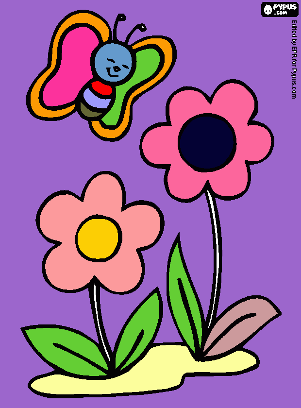 meu jardim colorido para colorir e imprimir