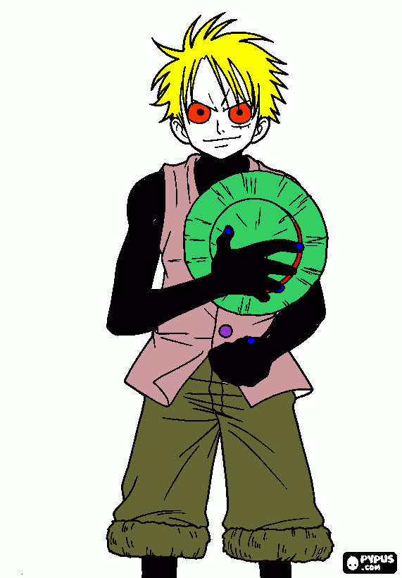 Meu Luffy FODAO NEGAO para colorir e imprimir