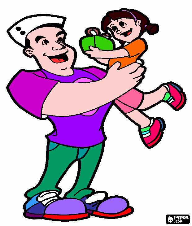 meu pai meu heroi para colorir e imprimir