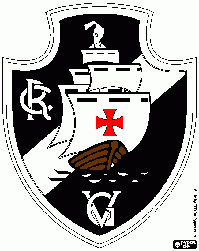 meu timão VASCÂO para colorir e imprimir