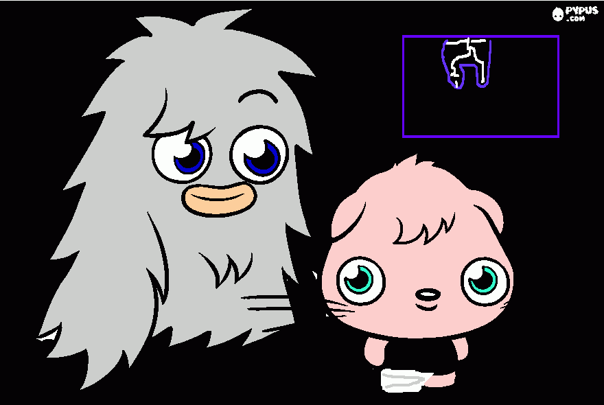 meus moshi monster para colorir e imprimir