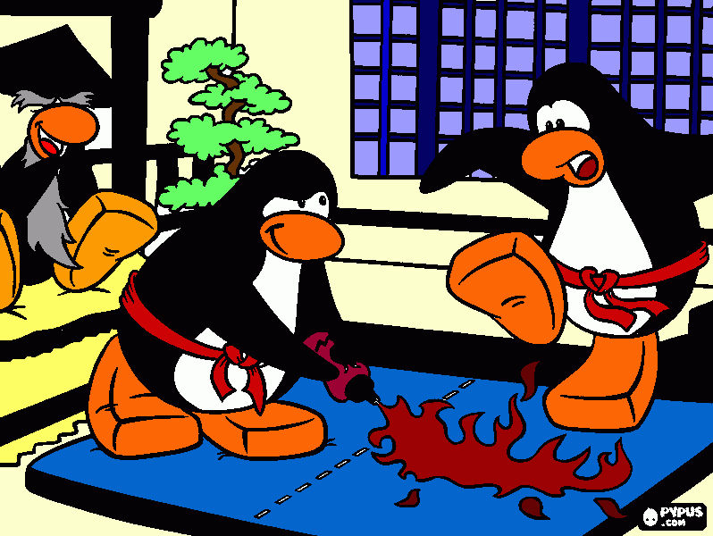 Meus pinguis para colorir e imprimir