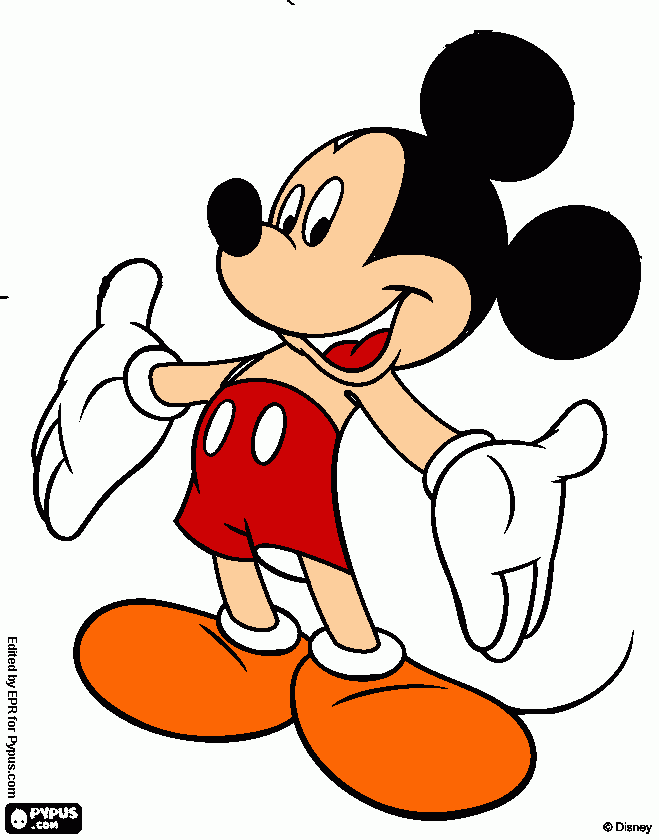 Michey para colorir e imprimir