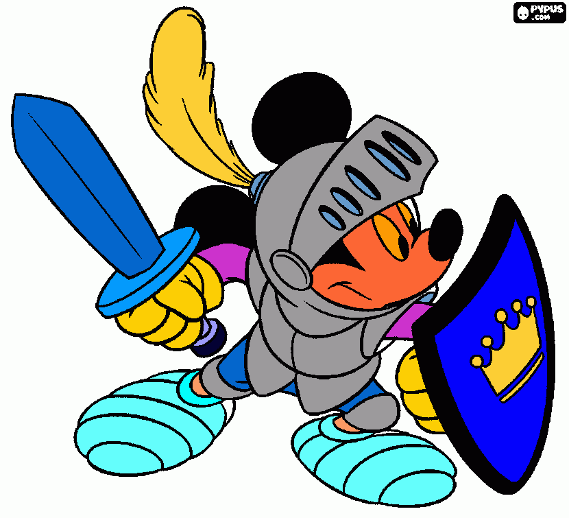 micke para colorir e imprimir