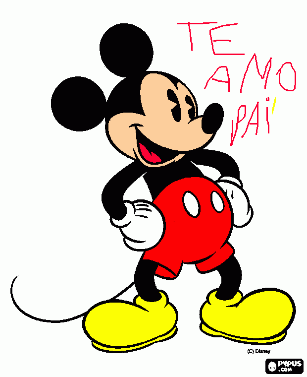 Mickey do João para colorir e imprimir
