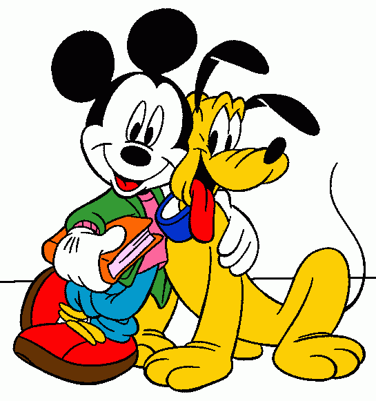 mickey e pluto para colorir e imprimir