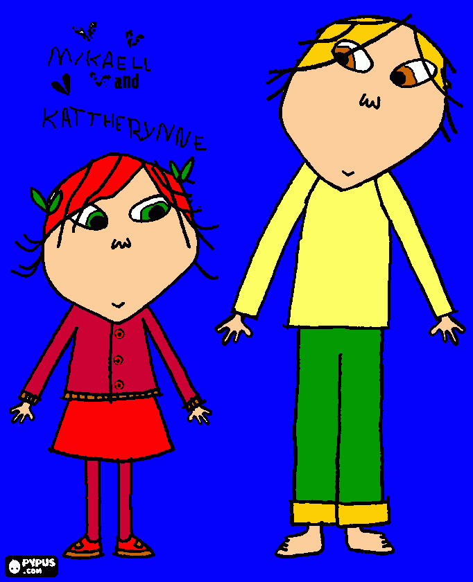 mikaell and kattherynne (16/10/2014 k g b)... para colorir e imprimir