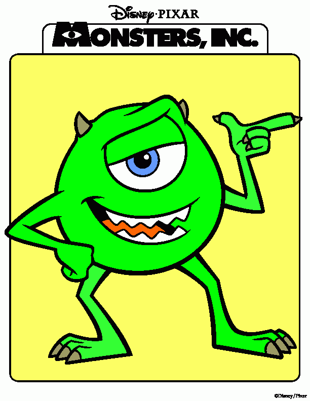 mike para colorir e imprimir