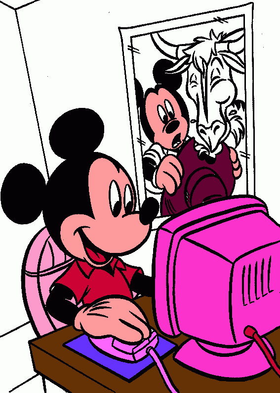 mikei mouse para colorir e imprimir