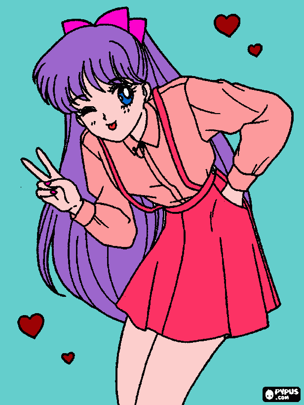Minako Aino para colorir e imprimir
