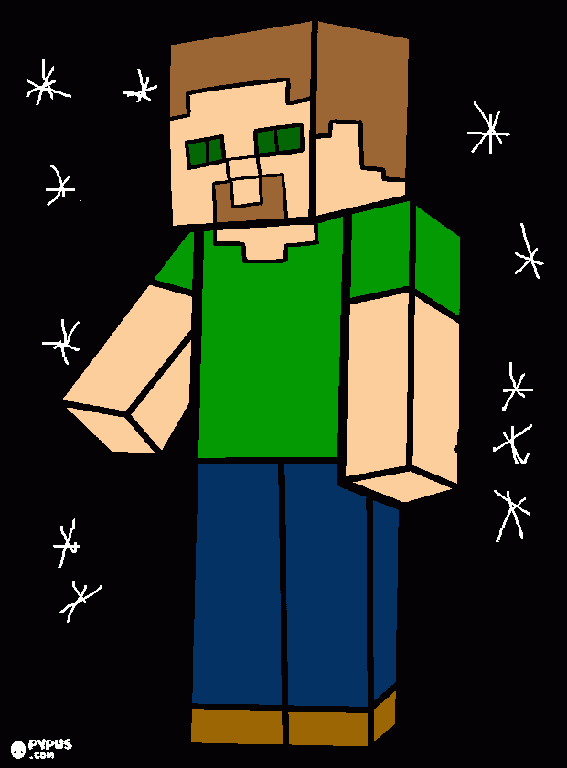 mine craft para colorir e imprimir