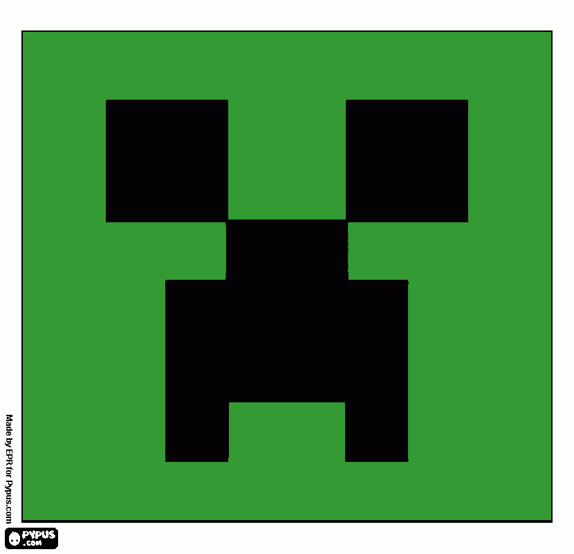 Minecraft Creep Para Imprimir Desenho Minecraft Creep