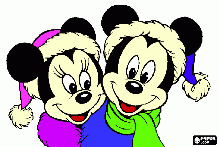 minei e minquen para colorir e imprimir