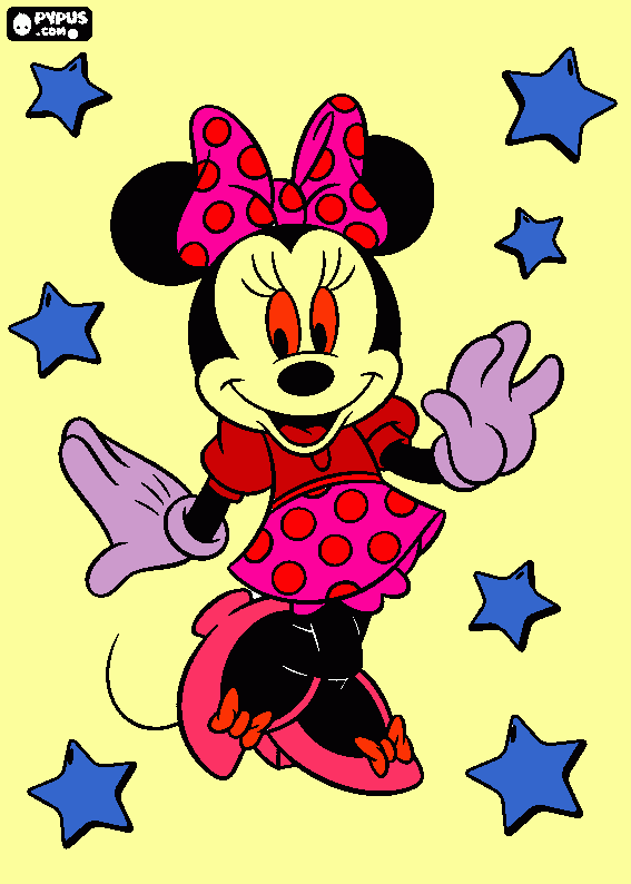 mineny para colorir e imprimir