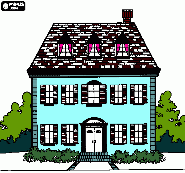 minha casa no futuro para colorir e imprimir