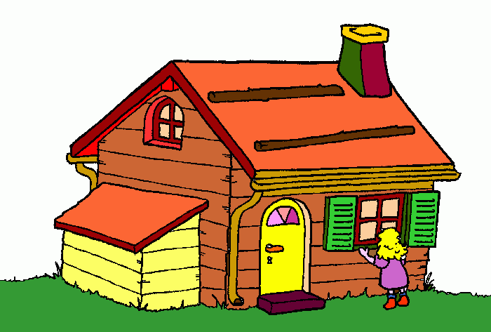 minha casa para colorir e imprimir