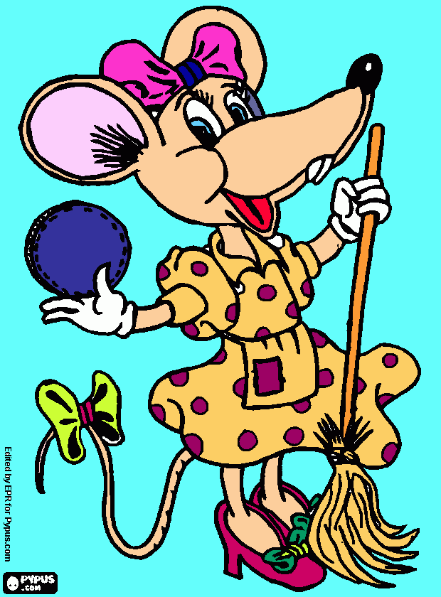 Minha lindas ratinhas do face para colorir e imprimir