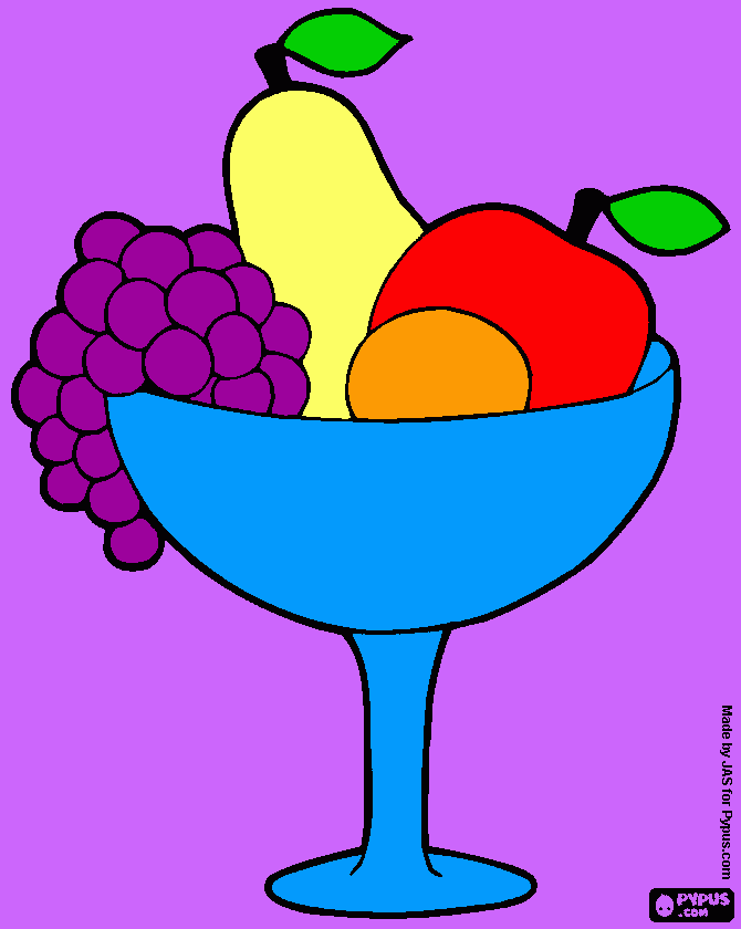 minhas frutas preferidas... para colorir e imprimir