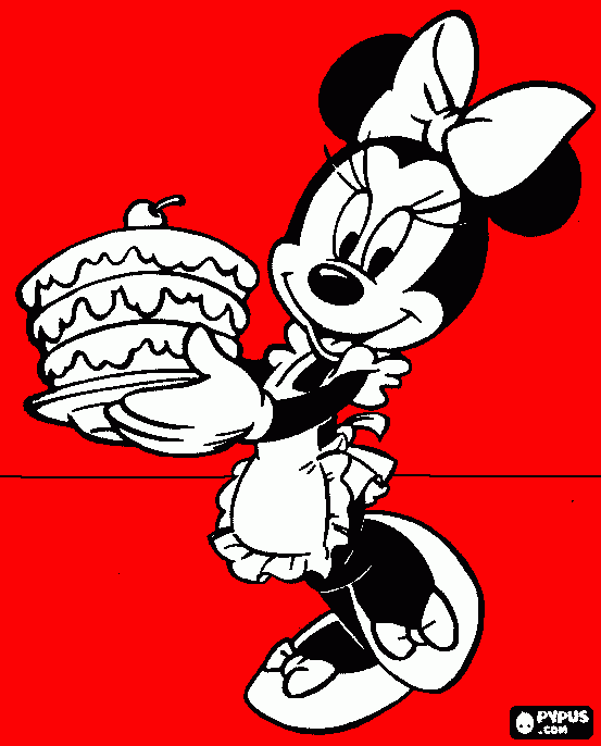 mini para colorir e imprimir