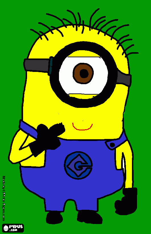 minions Lucas para colorir e imprimir