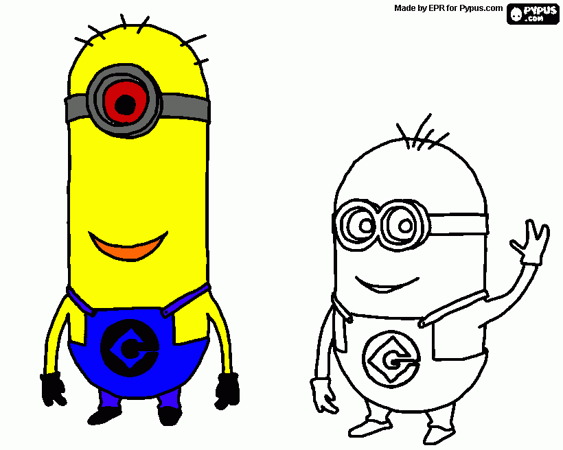 minions para colorir e imprimir