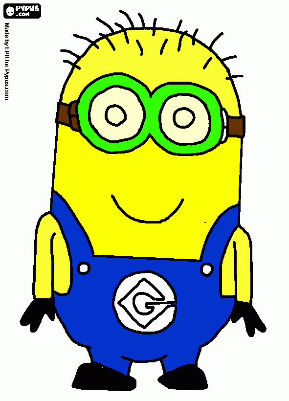 minios para colorir e imprimir