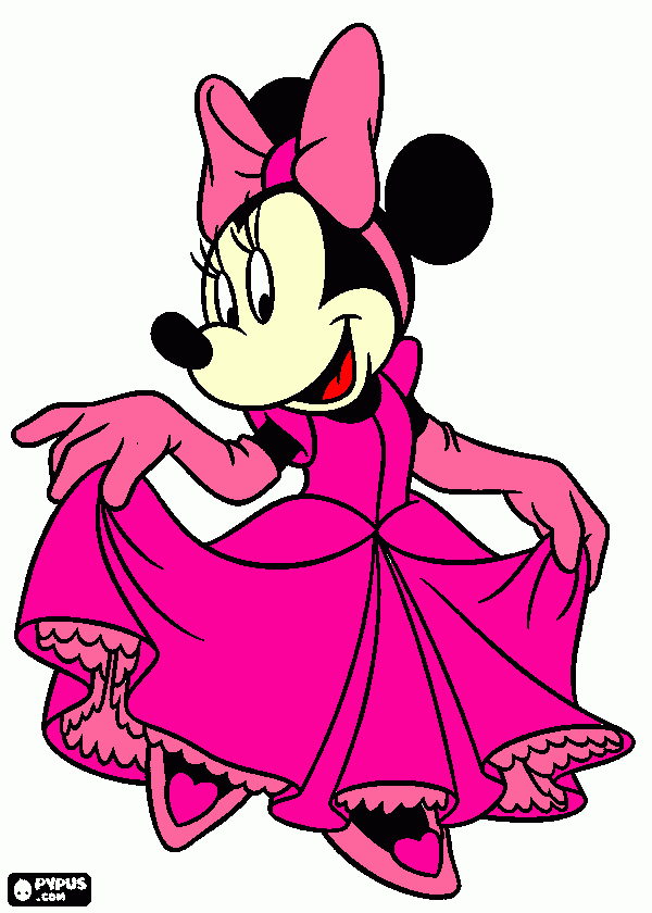 minne para colorir e imprimir