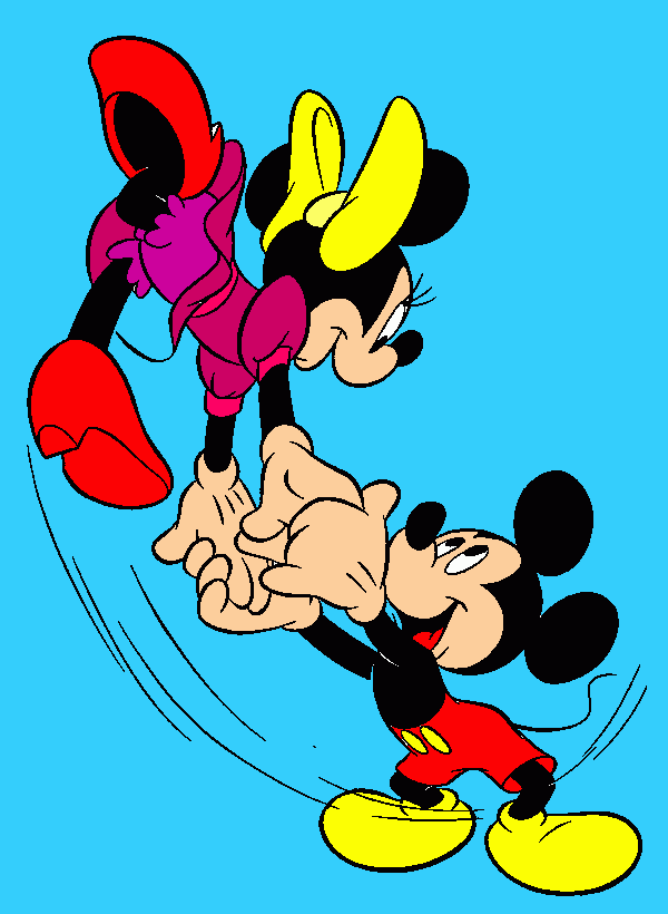 miquey e miney para colorir e imprimir