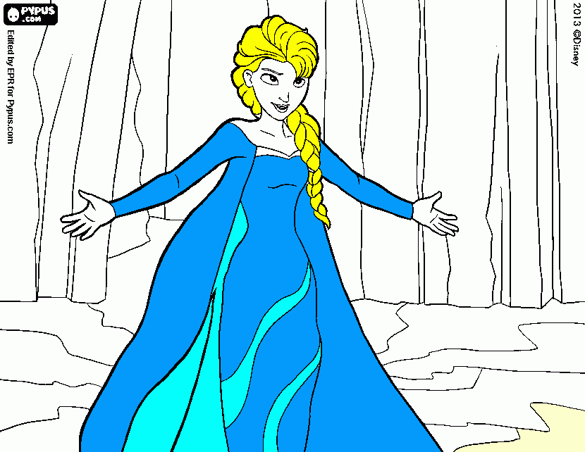 Miryam Party para colorir e imprimir