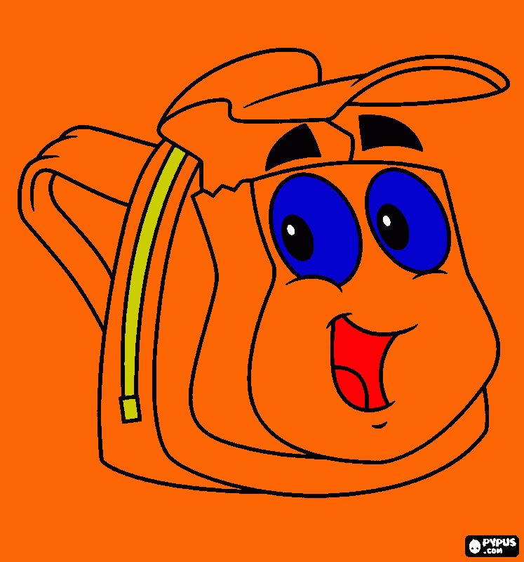 mochila de resgate para colorir e imprimir