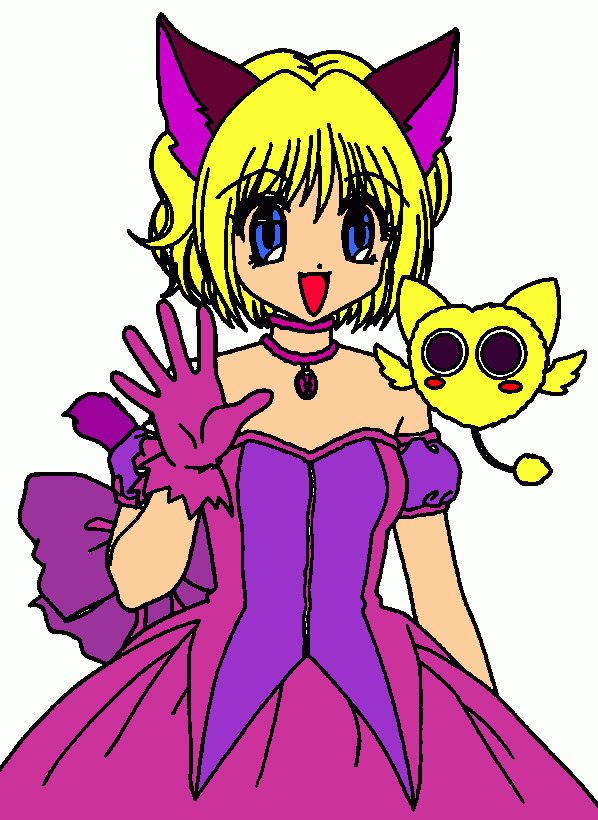 Momomiya Ichigo,o personagem principal de Tkyo. para colorir e imprimir