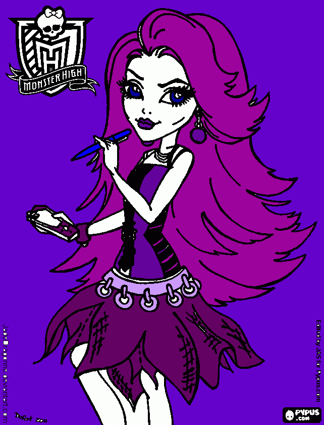 monster high spectra para colorir e imprimir