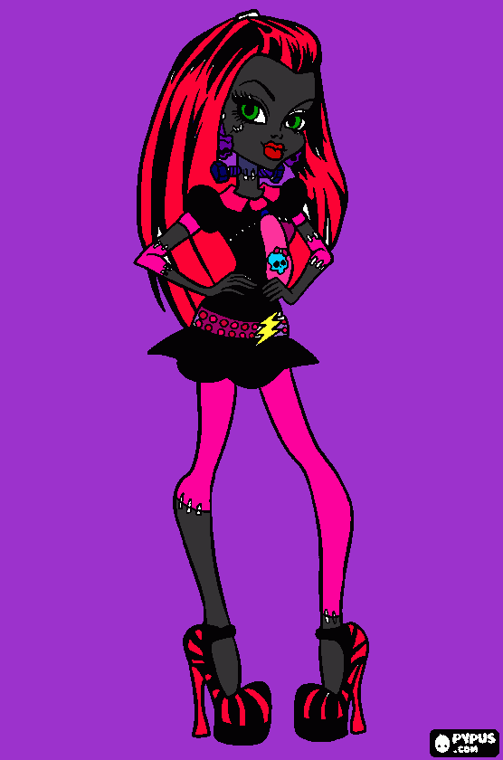 monster hons para colorir e imprimir