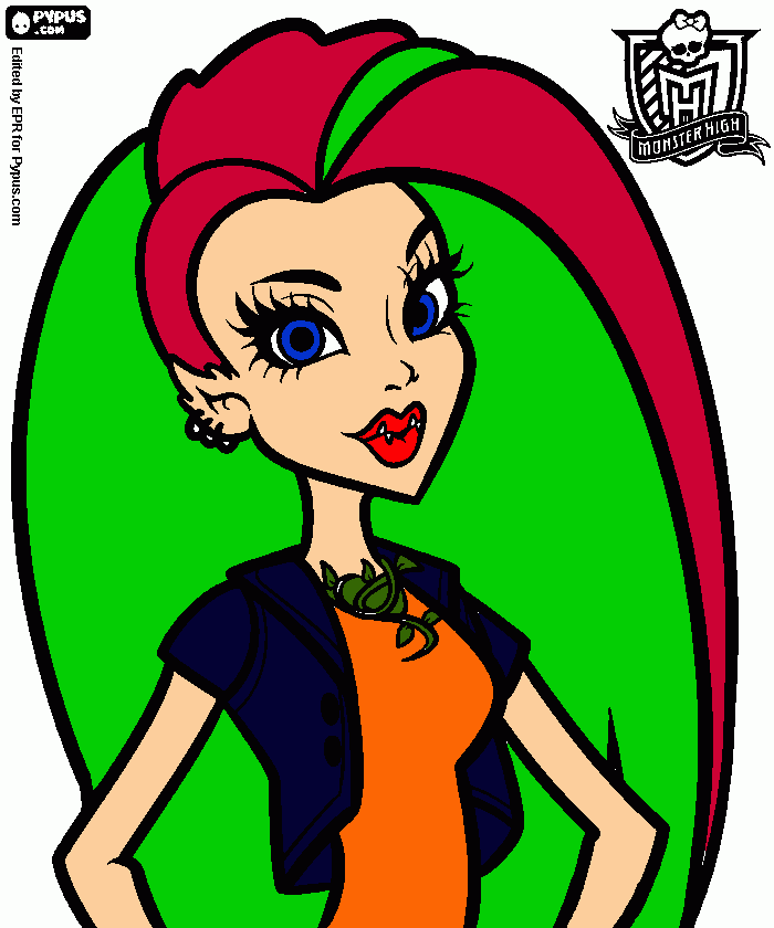 monster naturesa para colorir e imprimir