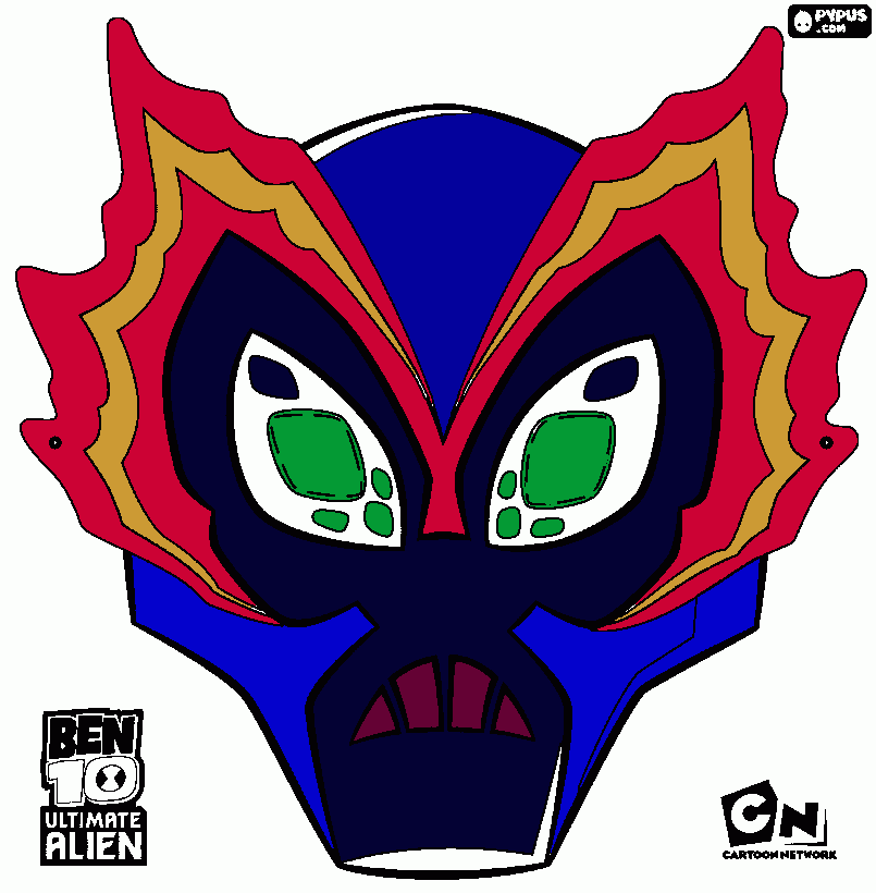 monstro do Bem 10 para colorir e imprimir