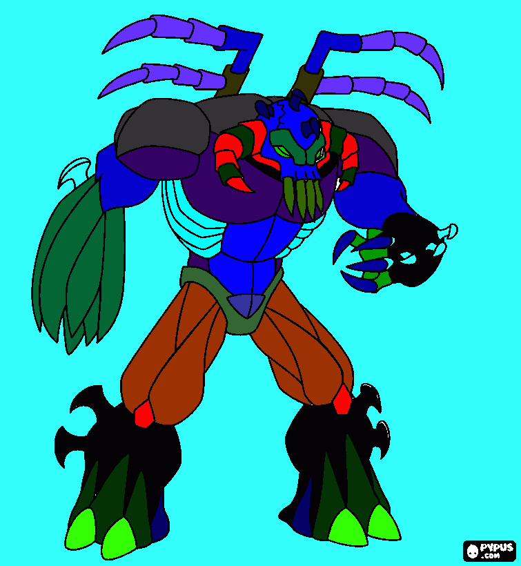 monstro mal assombrado para colorir e imprimir