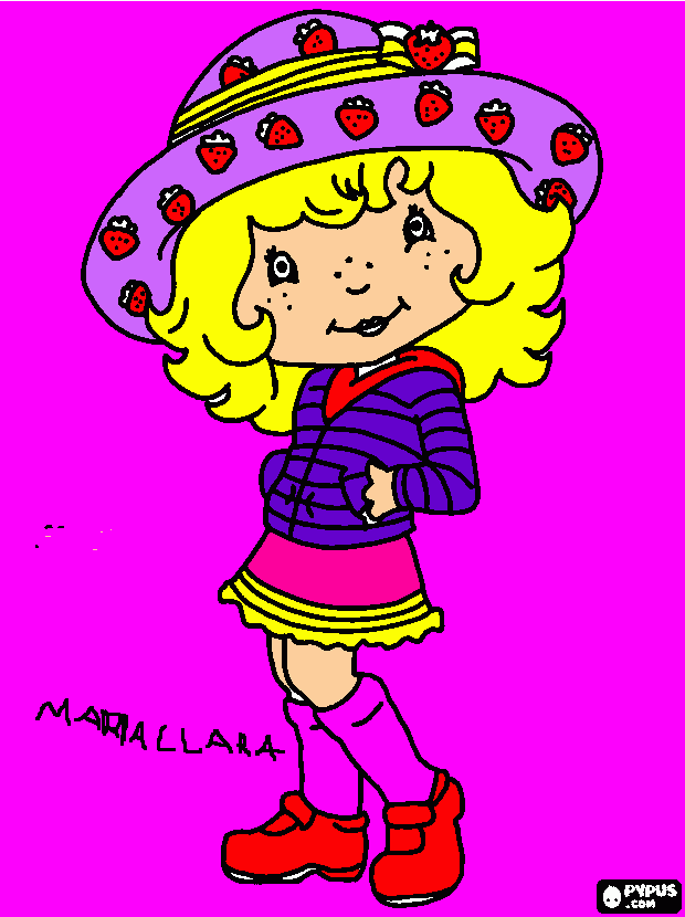 MORANGUINHO ROS para colorir e imprimir