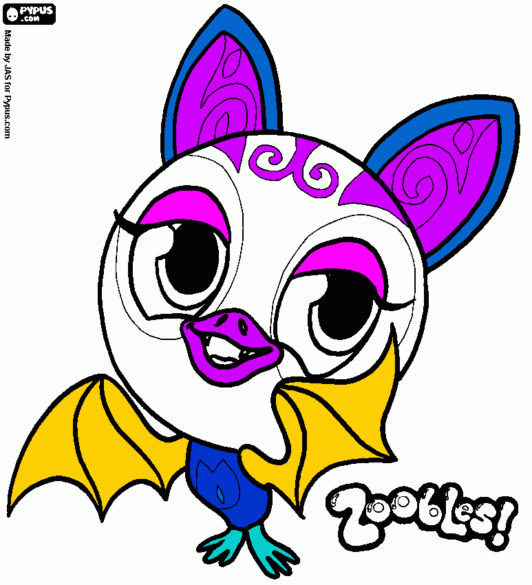 morceguinha para colorir e imprimir