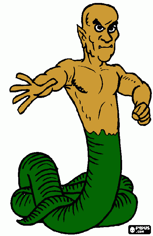 mosntro percy jackson para colorir e imprimir