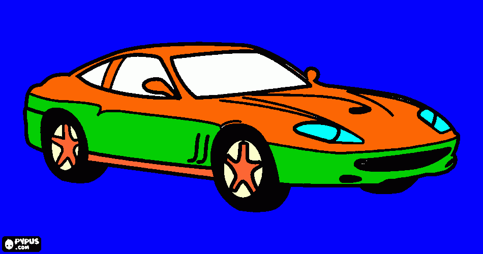 mostangue gt 500 para colorir e imprimir