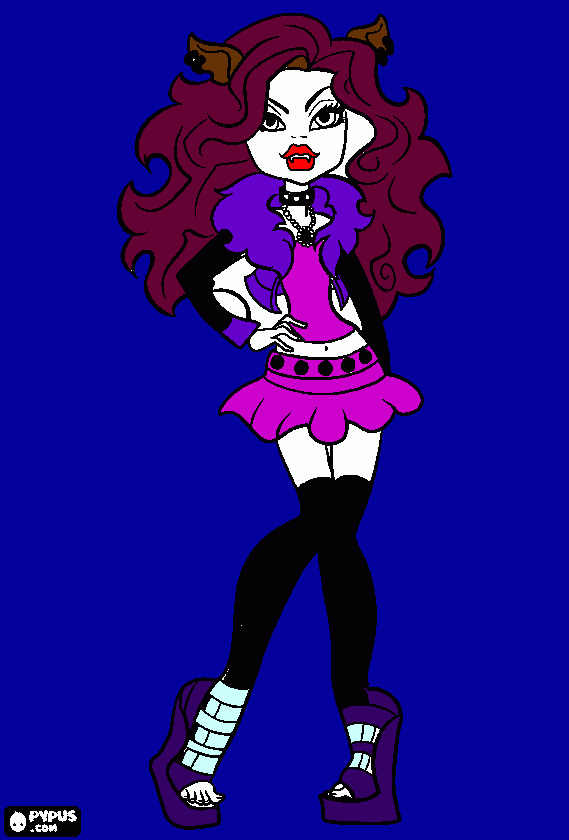 MOSTER HAI para colorir e imprimir