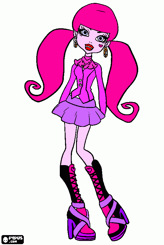 moster hail para colorir e imprimir