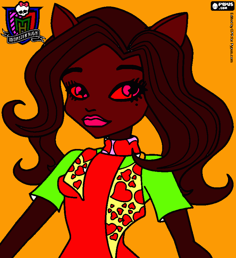 moster hi para colorir e imprimir