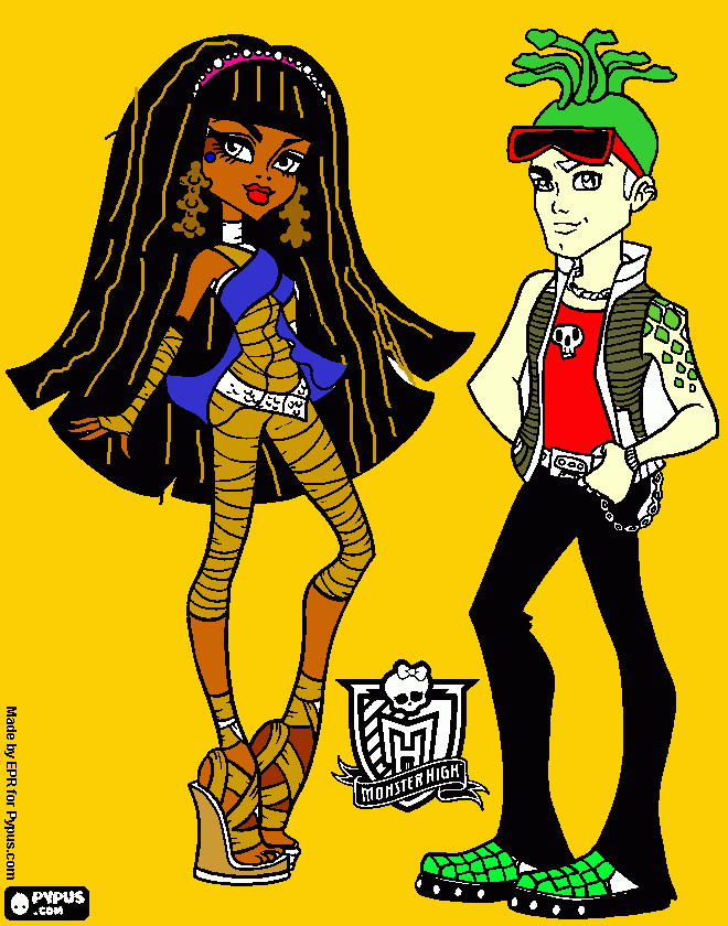 mosterhigh para colorir e imprimir